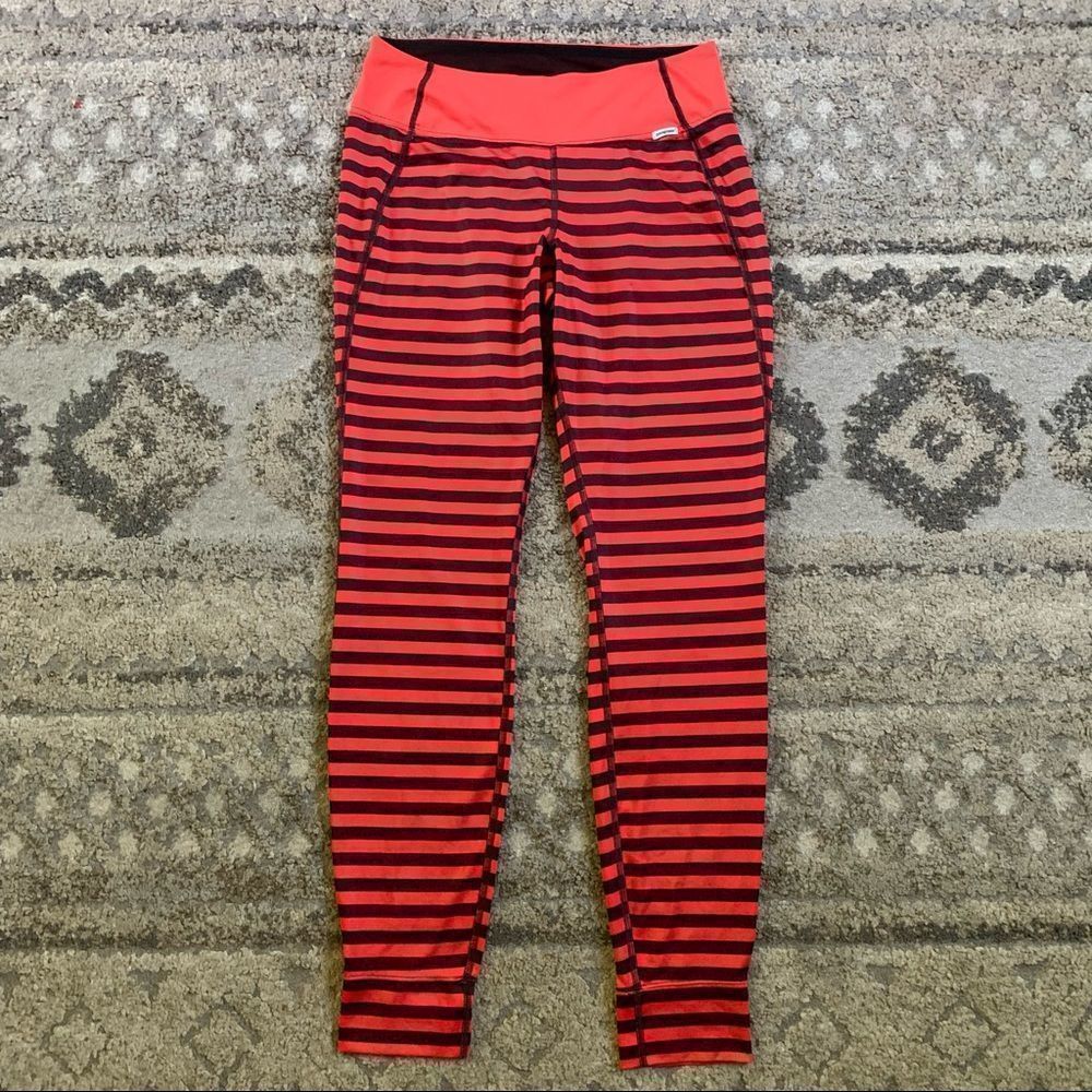 Patagonia Striped Silkweight Capilene Baselayer Pants Medium